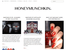 Tablet Screenshot of honeymunchkin.com